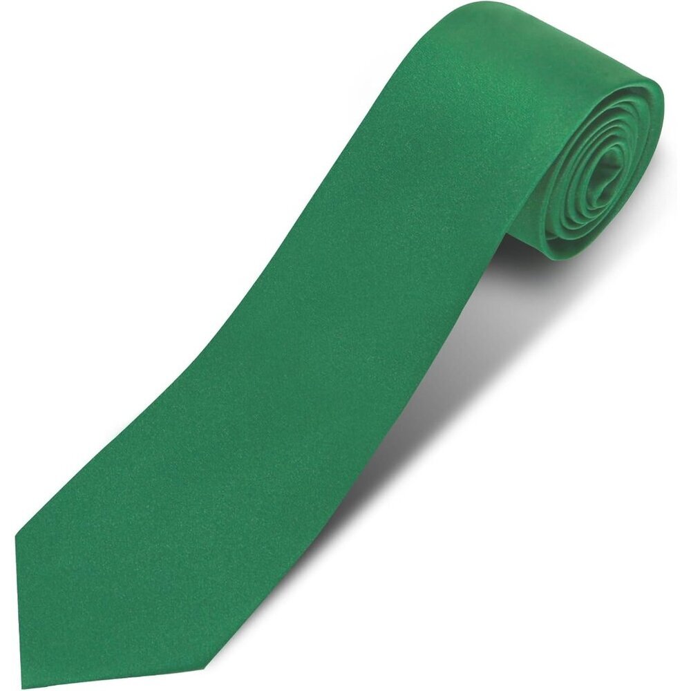 Men's Emerald Green Solid Pure Color (8cm) Necktie Plain Formal Business Ties